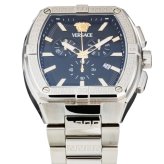 ヴェルサーチェ 腕時計 メンズ ブラック シルバー ゴールド 44mm VERSACE SPORTY TONNEAU GRECA クロノグラフ スイス製 メンズ腕時計 高級 ブランド おしゃれ プレゼント ギフト 卒業 入学 お祝い