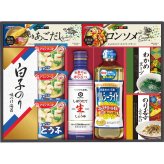 日清オイリオ 調味料ギフト [26-2902-096] NCH-40 アマノフリーズドライ おみそ汁 焼きあごだし しょうゆ ヘルシーライト 詰め合わせ 贈り物 御中元 御歳暮 内祝い 出産 結婚 お返し ギフト