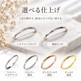 Ensemble（アンサンブル） 華奢 1mmペアリング｜スライドケース付き シンプル ステンレス 指輪 記念日 プレゼントステンレス シルバー アンサンブル 選べる仕上げ 鏡面 艶消シルクマット シブルバー 指輪 r-48 ギフト 彼氏 彼女へ ペアアクセサリー ジーラブ
