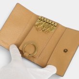 送料無料 コーチ COACH アウトレット レディース 敬老の日 小物 キーケース CH799 B4/TF(ブラス×トフィー) ライト ブラウン (女性 プレゼント コンパクト 本革 スマートキー 大人可愛い)