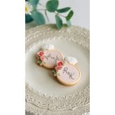 祝輪クッキー（指輪、イニシャル、メッセージ） お誕生日 記念日 結婚祝い 出産祝い 退職・送別 卒業・入学祝い 発表会 推し活 お礼・Thank youギフト ウェディング 周年祝い 開店・開業祝い
