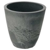リッチェル ボタニー プレーンポット 12型 ダークグレー 20個入 植木鉢 プラスチック おしゃれ 陶器風 観葉植物 多肉植物 サボテン 室内 インテリア 軽い 割れにくい 軽量 鉢カバー