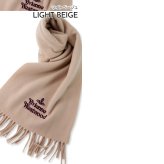 名入れ ヴィヴィアンウエストウッド マフラー 選べる16色 レディース メンズ Vivienne Westwood 81030007 W00Q7 ウール100％ オーブ ロゴ刺繍 男女兼用 高校生 誕生日 クリスマス ギフト プレゼント