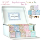 ロイヤルアフタヌーン クッキー 紅茶 詰め合わせ ギフト BOX 計40セット入 スイーツ 個包装 かわいい 焼き菓子 紅茶ティーバッグ【北海道・沖縄県・離島 配送不可】