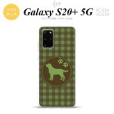SC-52A SCG02 Galaxy S20+ 5G スマホケース ソフトケース 犬 ラブラドール レトリバー 緑 メンズ レディース nk-s20p-tp820