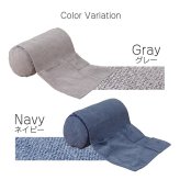 クッション 丸 ボルスター 肘置き ポケット 収納 ソファ ソファー セアテ 背当て 腰当 ごろ寝 枕 シンプル 国内綿入れ加工 直径約20×40cm 座布団 フロアクッション インテリアクッション 収納付き 収納付きクッション リビング 敷物 新生活