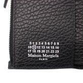 メゾン マルジェラ　Maison Margiela　三つ折り財布　SA3UI0010 P4455 T8103　ブラック　グレインレザー　コンパクト財布　ミニウォレット
