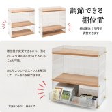 アクリル 引出し収納棚 2段 ONLS0346 アクリル収納 リビング収納 シンプルスタイル モダン 角型 ラック アクリルラック 透明ラック クリアラック ディスプレイラック幅32cm 奥行15.5cm 高さ34cm 新生活