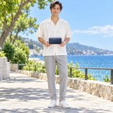 LANVINenBlue ランバンオンブルー 財布 ロングウォレット ウォレット レノア 長財布  メンズ 普段使い 牛革 レザー