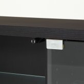 ガラスコレクションケース 不二貿易 ロータイプ 4段 ブ 高さ90cm 幅90cm 奥行き29cm 強化ガラス棚 可動棚 フィギュア コミック収納に最適