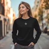Tシャツ 星 GTO 6.2オンス プレミアム ロングスリーブ Tシャツ ブラック ホワイト 2年連続入賞のデザイン メンズ レディース 普段着に オリジナルデザイン 特攻服 オラオラ系 暴走族 暴走天使 卒業式 ヤンキー チョイ悪 おしゃれ