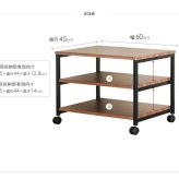 テレビ台 テレビボード プリンター台 キャスター付き おしゃれ プリンターワゴン 幅60cm 奥行45cm プリンター置き ラック スリム キャスター 白 省スペース ローボード テレビラック 32インチ 32型 北欧 ホワイト ブラウン iwt-18