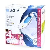 ブリタ ポット型浄水器 スタイル KBSTCB1M ポット型浄水器 マクストラプロ カートリッジ4個付き マクストラプロは「PFOS/PFOA」のほか、JIS S 3201に基づく「15項目」の除去に対応 PFOS PFOA 除去試験済 #72395
