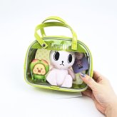こびとづかん スモモノウチ ボストンバッグ風ポーチ