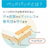 オールシーズン 快適睡眠 パッド 洗える アレルプルーフ 抗菌 消臭 アレル物質吸着 洗濯機OK 四隅ゴムバンド付き ズレにくい シングル 100×200cm