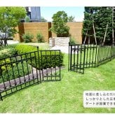 ガーデン エクステリア パークアベニューゲート単品 フェンス ゲート 扉 アイアン ガーデニング 枠 柵 仕切り 目隠し 境目 クラシカル アンティーク トレリス つる 薔薇 バラ 朝顔 園芸 ラティス