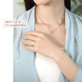 ハワイアンジュエリー ネックレス プルメリア シルバー ネックレス ピンクチューブ ジルコニア シルバー925 ピンクコーティング ギフトラッピング可能 チェーン 長さ選べる プレゼント ハロウィン 【品番：CG-SP56909】