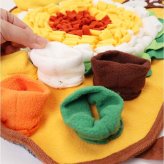 犬用ノーズワークマット 通販 嗅覚トレーニング ペット用知育玩具 早食い防止マット おやつ探しゲーム 室内運動不足解消 ストレス解消グッズ 洗濯機で丸洗い 滑り止め付き 丸洗い コンパクト収納 運動不足対策 ひとり遊び 留守番対策 餌入れおもちゃ 小型犬