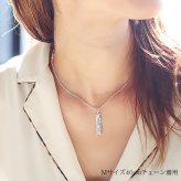 ハワイアンジュエリー ネックレス シルバー ネックレス 刻印 無料 誕生石入れ可 スクロール Mサイズ 縦27mm カットアウト 定番 プレート シルバー925 ギフトラッピング可能セット チェーン 長さ選べる ハロウィン 【品番：CG-SP10801】