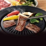 ふっ素樹脂加工丸型焼肉グリル 32cm 焼肉グリル 丸型 フッ素樹脂加工 カセットコンロ専用【北海道・沖縄県・離島 配送不可】