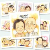 似顔絵 ギフト 金婚式 贈り物 名入れ プレゼント 手描き 金婚式 お祝い 結婚50周年 結婚記念日 記念日 お父さん お母さん 両親 祖父母 夫婦 家族 名入れ 下書き確認 修正無料 そっくり 喜ばれる 親孝行 実績多数 思い出 50周年 感謝 長寿 贈答品 還暦祝い 初任給 色紙 快気祝い 感動 同窓会 感激 メモリアル ウェディングギフト お祝い返し 応援