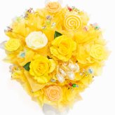 キャンディーフラワー大きい 丸形 アレンジ 花 開店祝い お誕生日 誕生日 キャンディー フラワー お店 お祝い プレゼント 贈り物 大きいアレンジ 置き型アレンジ お花 ギフト 造花 お菓子