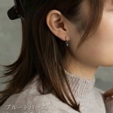 フープピアス用 天然石 誕生石 チャーム 3mm 4mm ガーネット アメジスト ペリドット シトリン ブルートパーズ 付け替え イメチェン おしゃれ かわいい