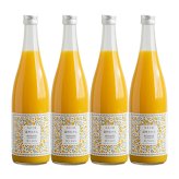 愛媛 無茶々園 温州みかんジュース 720ml 計4本 ストレートジュース 果汁100％ 柑橘飲料【沖縄県・離島 配送不可】