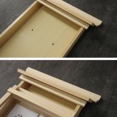 神棚 掛ける神棚二社 4993896903967[お札立て おしゃれ モダン スタイリッシュ シンプル 飾り ホルダー 神札入れ 壁掛け神札立て お札入れ 御札立て 御神札立て 御神札入れ アパート マンション 仮設住宅 コンパクト 和モダン 国産 日本製] 即納