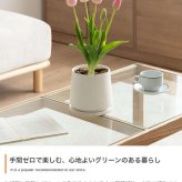 【高さ40cm】光触媒人工観葉植物 チューリップ 幅18cm×奥行18cm×高さ40cm お部屋に気軽に飾れて空間を美しく彩るフェイクグリーン 本物の生花のようなリアルな質感とインテリアに馴染む風合いが魅力です ホワイト ピンク オレンジ