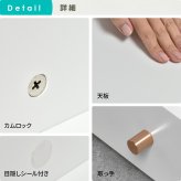 BF DECO 卓上伸縮ラック BFLS0408 デスクラック スパイスラック 幅32.5～58.5cm 奥行22cm 高さ35cm リビング収納 卓上 カウンター ミニ食器棚 棚 伸縮キッチンラック すき間収納 デスク上 ラック 小物収納 おしゃれ 新生活