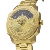 ヴェルサーチェ 腕時計 メンズ レディース ゴールド ブラック 38mm VERSACE DYLOS ディロス スイス製 ユニセックス メンズ腕時計 高級 ブランド おしゃれ プレゼント ギフト 成人 卒業 入学