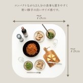 ダイニングテーブル 幅75cmタイプ ダイニングテーブル 2人掛け 2人 テーブル 北欧 おしゃれ 天然木 木製 ダイニング カフェ 幅75 角丸 正方形 白 ホワイト ナチュラル ブラウン 75×75cm ナチュラル シンプル 北欧 レトロ 西海岸 ミッドセンチュリー