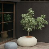 鉢カバー おしゃれ 大型 幅100cm 高さ40cm 植木鉢 KONTON コントン コブル ベンチプランター 長方形 横長 四角 ポリストーン FRP 屋外 室内 高級 北欧 モダン ナチュラル 観葉植物用 サボテン 多肉植物 特大 玄関 プランター 底穴なし グレー ベージュ