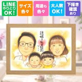 似顔絵 プレゼント 結婚記念日 贈り物 ギフト 名入れ 手描き 結婚記念日 結婚30周年 お祝い 結婚10周年 周年記念 金婚式 記念日 夫婦 お母さん お父さん 家族 両親 下書き確認 修正無料 名入れ そっくり 親孝行 一生もの 似てる 感謝 思い出 記念 結婚記念日 感激 大人数 メモリアルギフト キレイ 結婚祝い 闘病中の方への励まし 応援 バレンタインデー