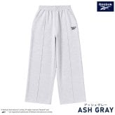 Reebok リーボック スウェットパンツ レディース ワイドパンツ ピンタック イージーパンツ 裏起毛 暖かい ロゴ 防寒 スタイルアップ 脚長 スポーツブランド ストリート ルームウェア M L LL 黒 RL-6501 2026FW Karlas