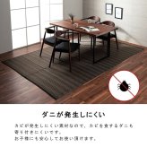 ラグ カーペット 洗える ダイニング 敷詰 丈夫 日本製 国産 除菌スプレー対応 アウトドア ペット 本間8畳（約382×382cm）