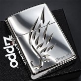 ZIPPO ライター アーマー エーテル・プリューム シルバー ジッポ 天使の羽 V刃彫刻 銀 鏡面仕上げ かっこいい AETHER PLUME 重厚 おしゃれ メンズ ギフト プレゼント