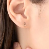 【無料ラッピング】 ヨンドシー 4℃ ピアス K18 ピンクゴールド シンプル 上品 ダイヤモンド レディース ブランド 正規品 新品 ギフト プレゼント 人気 おすすめ 誕生日 記念日 クリスマス  送料無料 4cd522805
