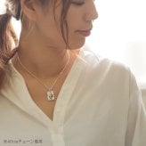 ハワイアンジュエリー ネックレス シルバー ペアネックレス 2本セット 刻印 無料 誕生石入れ可 クロスプレート ドックタグ Wプレート シルバー925 大人 長さ選べる カップル 夫婦 プレゼント ハロウィン 【品番：CG-SP2550P】