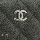 【定番・人気モデル】シャネル 財布 メンズ レディース 長財布 ジッピーウォレット ラウンドファスナー長財布 マトラッセ キャビアスキン ブラック×シルバー金具 AP0242 Y01588 C3906 CHANEL ブランド ギフト プレゼント【送料無料】