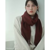 ＜刺繍納期注意＞カシミヤ マフラー レディース カシミヤ100% カシミヤマフラー 【ネコポスで送料無料】【名入れ刺繍可能】 レディースマフラー メンズ 厚手 無地 チェック 秋 冬 母 女性 ブランド ギフト プレゼント 24色 7F (02000014r)