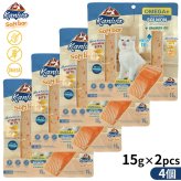 Kaniva カニワ ソフトバー 猫用おやつ サーモン 15g×2Pcs×4個