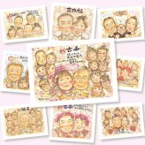 古希のプレゼントに、大切な瞬間を、あたたかく残せます。修正無料・下書き確認付き。安心してご注文いただけます。 古希祝い 似顔絵 贈り物 ギフト 名入れ 手描き プレゼント 古希 傘寿 長寿 記念 大人数 祖父母 おじいちゃん おばあちゃん 下書き確認 名入れ 修正無料 似てる サプライズ 一生もの 実績多数 古希 一生もの 長寿祝い 70歳 節目 還暦祝い 喜ばれる ブライダルギフト 卒寿祝い