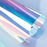 オーロラ フィルム 30cm×100cm レインボー 透明 ショーウィンドウ シート