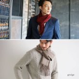 ＜刺繍納期注意＞カシミヤ マフラー メンズ カシミヤ100％ チェック 無地 メンズマフラー カシミヤマフラー 【ネコポスで送料無料】 【名入れ刺繍可能】 カシミア スーツ ビジネス 秋 冬 40代 50代 通勤 贈り物 高校生 誕生日 (02000014-mens-1r)