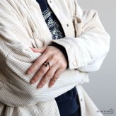 ステンレス ボヘミアンリング 3タイプ ラピスラズリ 18KGP ゴールド gold エスニック オープンリング フリーサイズ レディース 女性 指輪 金属アレルギー対応