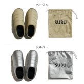 スブ サンダル レディース メンズ SUBU PERMANENT ブラック 冬用サンダル ルームシューズ 外履き 2026 秋冬 スリッポン 履きやすい 痛くない 撥水 防寒 ダウンサンダル 正規販売店