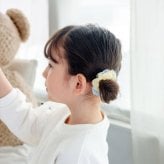 ヘアアクセサリー 通販 ミニシュシュ Rora パステルカラー 髪飾りヘアアクセ ヘアゴムセット キッズ女の子 子供子ども 姉妹お揃い プチギフト 卒園式入学式 フォーマル カジュアル ヘアアレンジ ブレスレット ツインテール