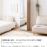 テーブル ドレッサー 姿見ドレッサー 鏡台 化粧台 メイク台 全身鏡 大容量収納 隠し収納 可愛い コンパクト スリム 引き出し スライド 可動棚 スツール コスメ スタンドミラー 身支度 幅39 一人暮らし